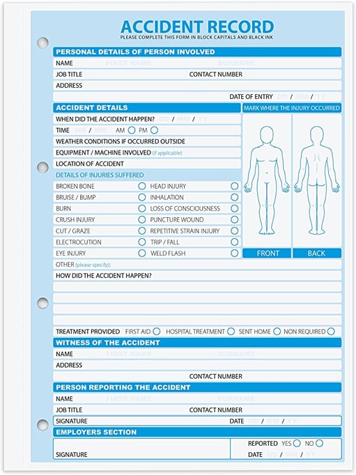 Accident Book