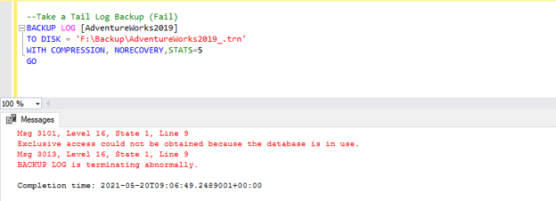 Database in restoring state and single user mode? See why and how to ...