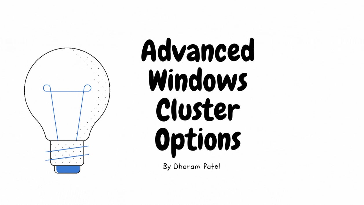 Windows Active Directory Detached Cluster with SQL Server Basic ...