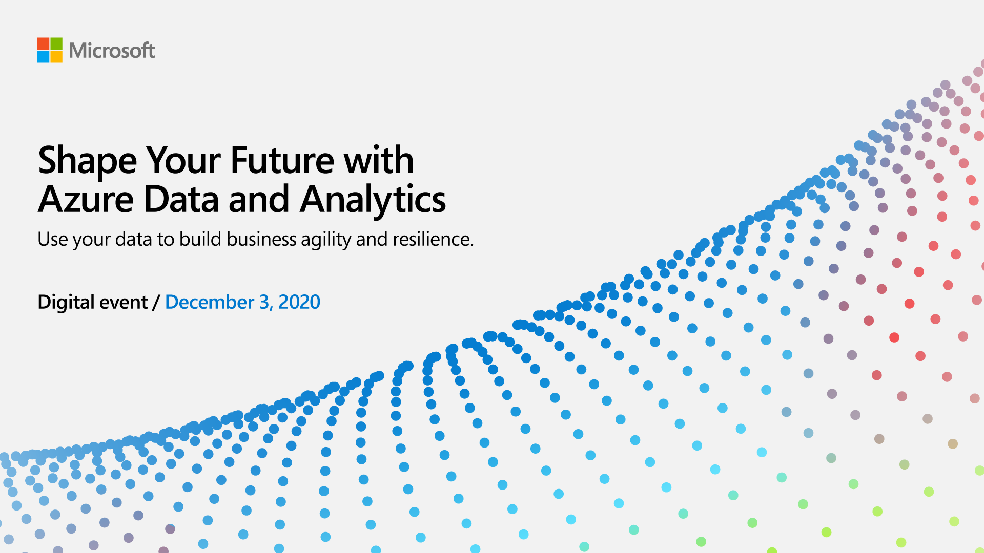 Digital event with Microsoft CEO Satya Nadella: Azure data and analytics