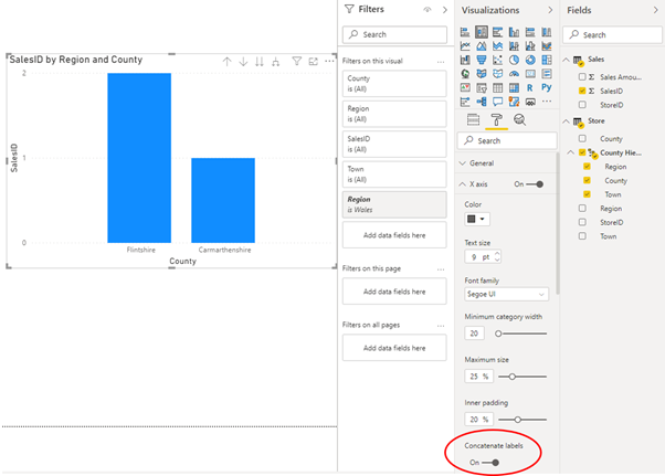 Power Bi Tips Tricks Concatenating Labels On Bar Charts