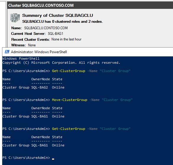 Active Directory-Detached Cluster Failover